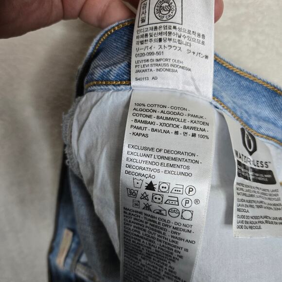 Levi's Premium Wedgie Straight Big E (new collection) Womens 32 0729 - Picture 12 of 13